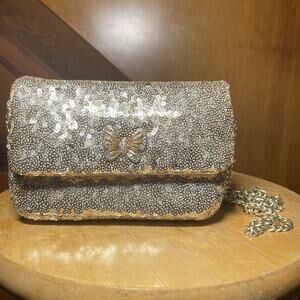 The Children's Place - Girls Child Mini Gold Crossbody Bag - NWOT